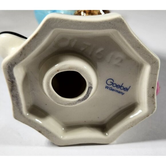 Porcelain Clown Figurine With Teddy Bear By Goebel W. Germany - Picture 3 of 4